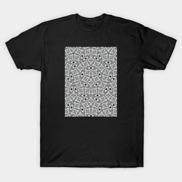 Diamonds in Circles T-Shirt by UltraQuirky